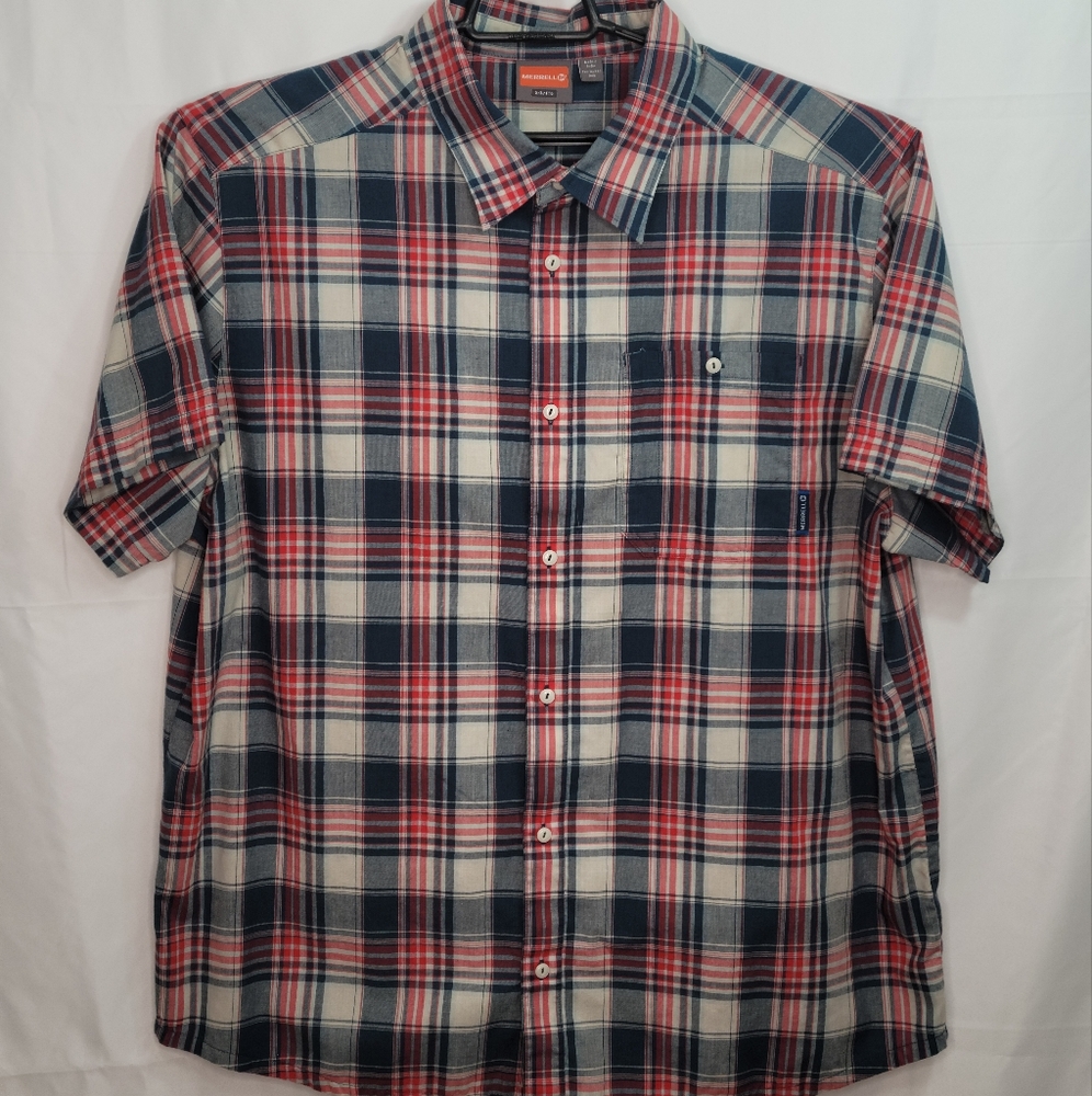 Merrell SS Button Front Shirt XXL